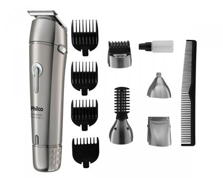 Aparador de Pelos Philco PAP03  Multi Groom Aqua 12 em 1 Bivolt