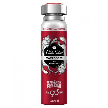 Desodorante Spray Antitranspirante Old Spice Matadores 93g