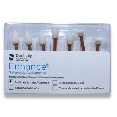 Enhance com Sete Pontas - Dentsply Sirona Enhance Pontas Sortidas com 7 - Dentsply Sirona