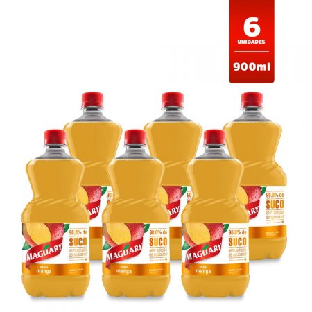 KIT SUCO DE MANGA MAGUARY 900ML - CAIXA 6 UNIDADES