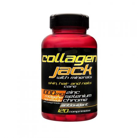 Colágeno 1000mg + Minerais 120 Comprimidos Jack Nutrition