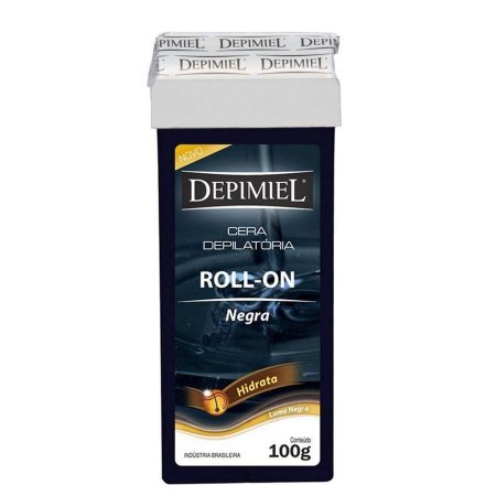 Cera Depilatória Roll-on Negra 100g Depimiel