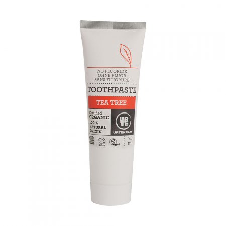 Pasta Dental Urtekram Vegana e Orgânica de Tea Tree (melaleuca) 75ml