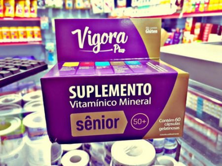 Vigora Plus Suplemento Vitamínico E Mineral - Sênior 50+