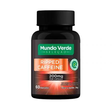 Ripped Caffeine Mundo Verde Seleção 200mg com 60 cápsulas