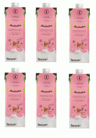 Kit com 6 unidades Bebida vegetal de Amêndoas  1L