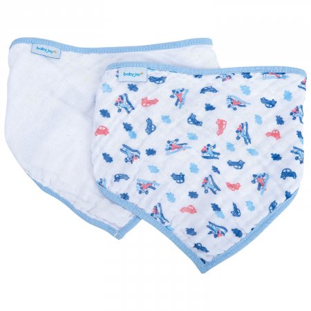 Babador Bandana de Fralda Soft 2 unidades - Aviõezinhos