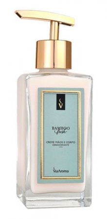 Creme Mãos E Corpo Bamboo 250ml - Via Aroma