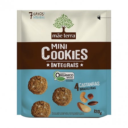 Cookies Mãe Terra Orgânicos 4 Castanhas 120g