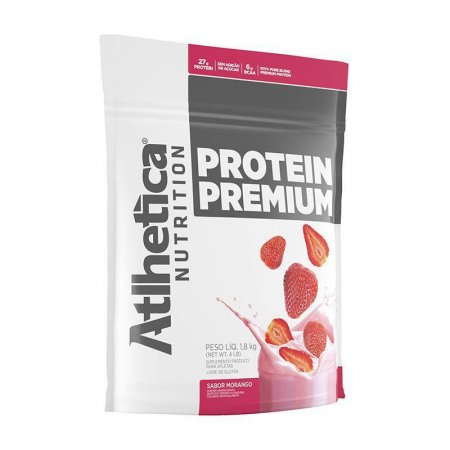 Protein Premium Morango 1.8kg Atlhetica Nutrition