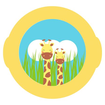 Prato com Aba Girafa Guta Giro Baby