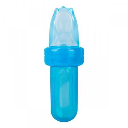 Porta Frutinha com Colher Dosadora Buba Baby Azul com 1 unidade