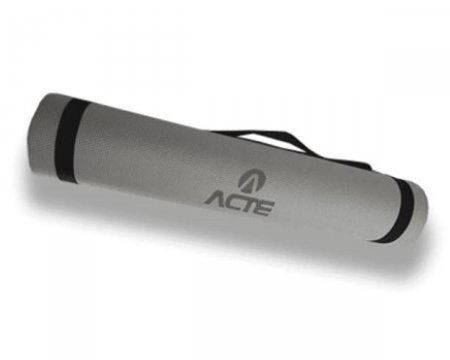 Tapete Acte Sports para Yoga Mat Nacional Cinza