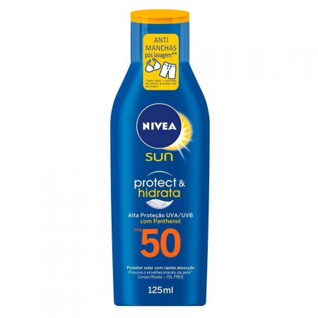 Protetor Solar Nivea Sun Protect & Hidrata Fps50 125Ml