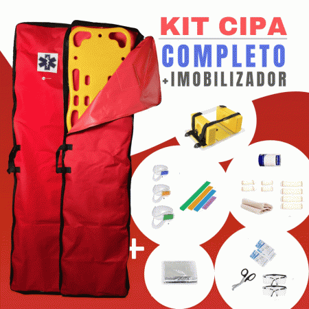 Kit Cipa Completo com Prancha de Polietileno e Imobilizador