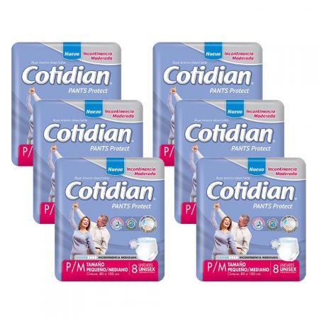 Fralda Cotidian Pants P/M 48 Unidades