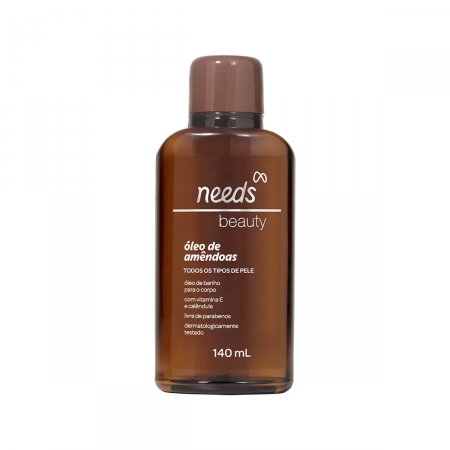 Óleo de Amêndoas para o Banho Needs Beauty com 140ml