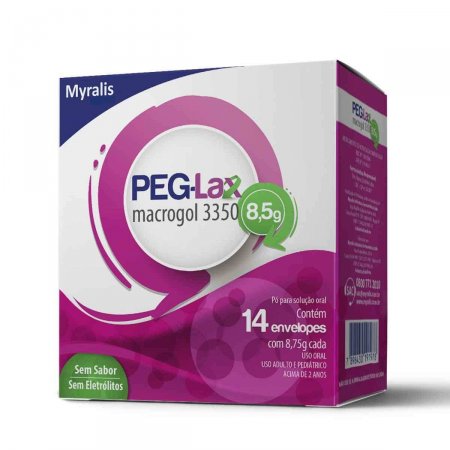 Peg-Lax 8,5g em Pó Sem Sabor com 14 envelopes