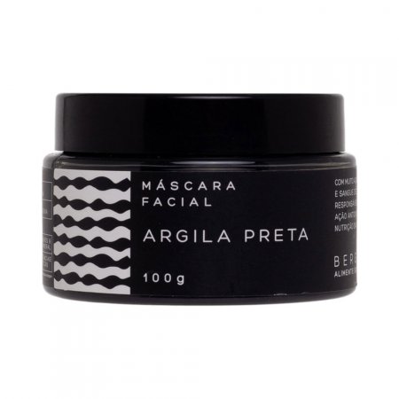 Máscara Facial Bergamia de Argila Preta 100g
