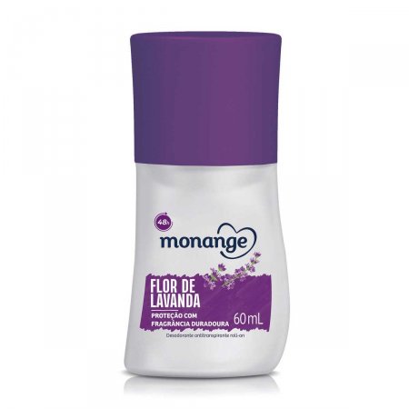 Desodorante Monange Flor de Lavanda Roll-On com 60ml