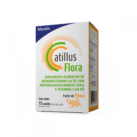 Suplemento Alimentar Atillus Flora com 15 Envelopes