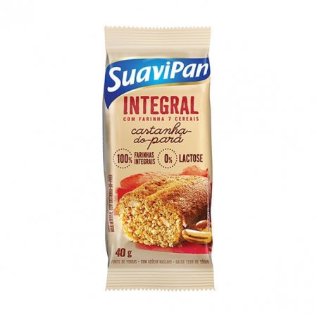 Bolinho Integral Suavipan Castanha do Pará 40g
