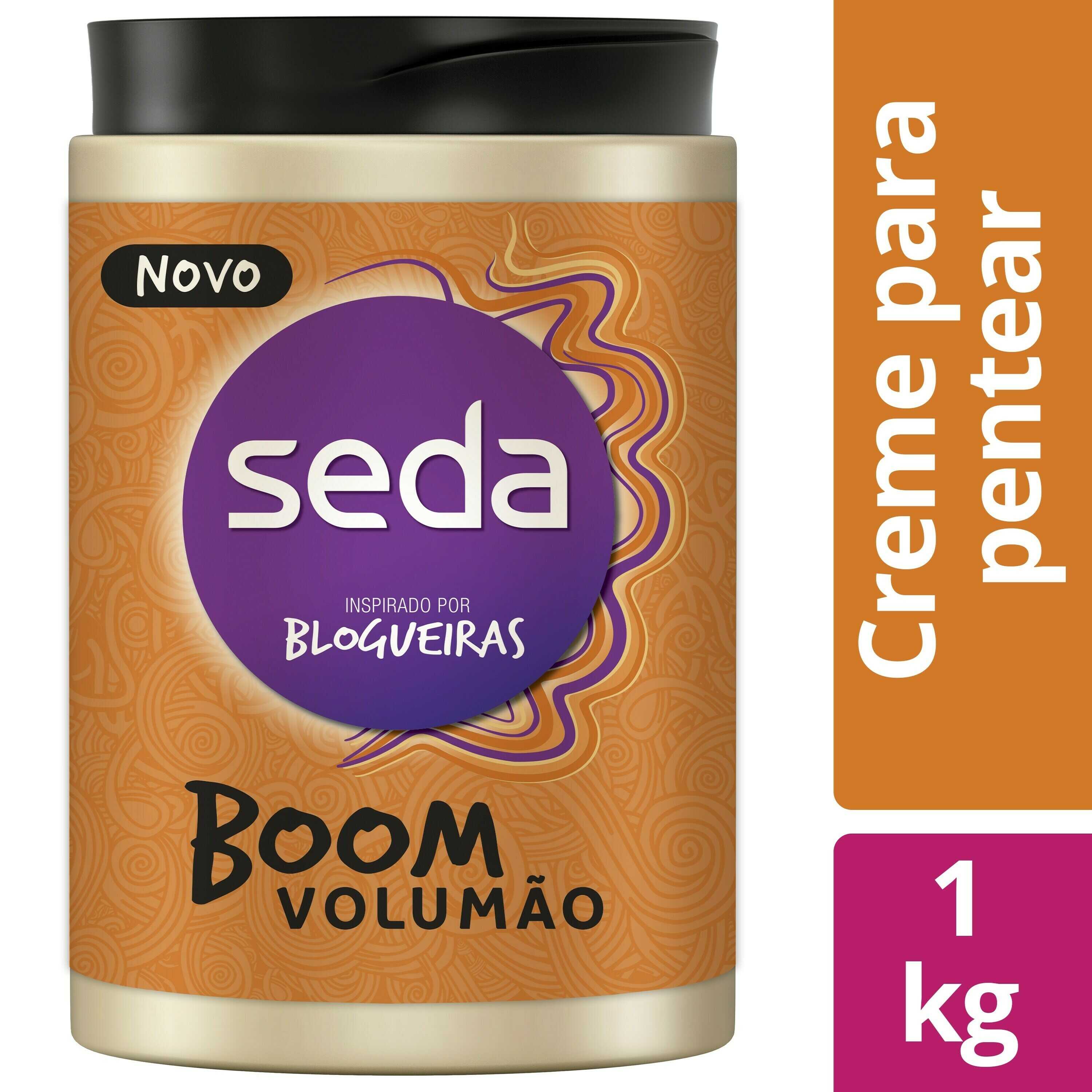 Creme para Pentear Seda Boom Volumão com 1kg