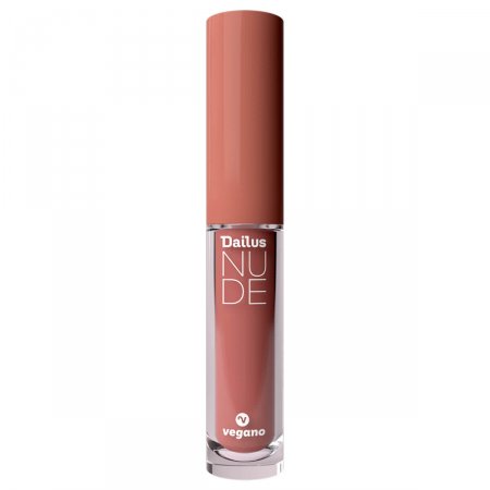 Batom Líquido Dailus Nude Superbrilho Vegano Cor 14 Edição Especial com 1 unidade