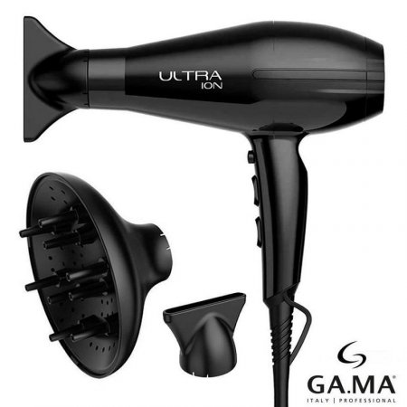 Secador de Cabelos Gama Italy Ultra Ion 110V com Difusor