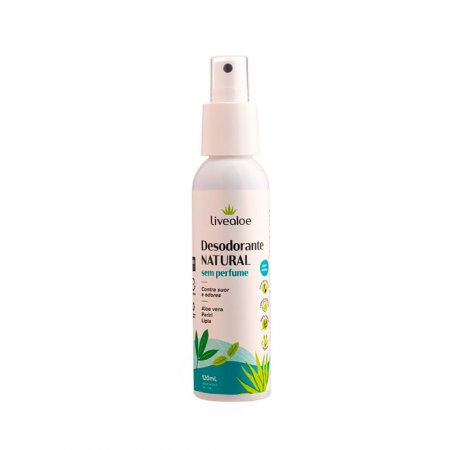 Desodorante Natural Sem Perfume LiveAloe 120ml