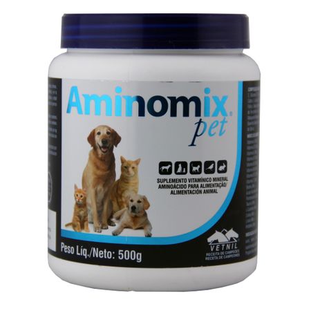 Aminomix Pet 500g Vetnil Suplemento Vitamínico
