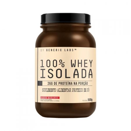 WHEY ISOLATE (900g) - Morango - Generic Labs