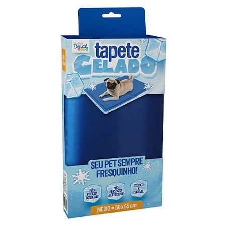 Tapete Gelado The Ice para Cães - The Pets Brasil Tapete Gelado Azul M The Ice para Cães - The Pets Brasil