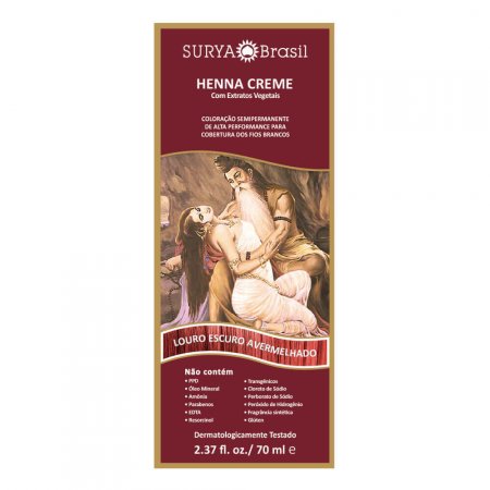 Henna Creme Surya Brasil Natural 70ml