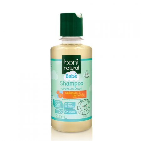 Shampoo boni Bebê natural Calêndula & Hamamélis 250ml