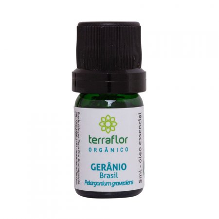 Óleo Essencial de Gerânio Brasil Orgânico 5ml - Terra Flor