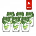 KIT CHÁ VERDE C/ LIMÃO NATURAL TEA LATA 335ML - CAIXA 6 UNIDADES