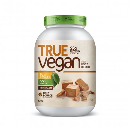Proteína Vegana True Vegan - Doce de Leite - 837g - True Source