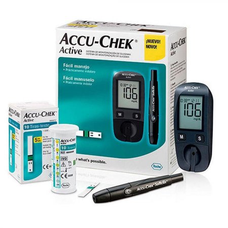 Kit Monitor de Glicemia Active Accu Check