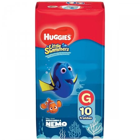 Fralda para Piscina Huggies Little Swimmers G com 10 unidades