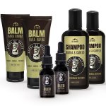 Kit 2 Shampoo 2 Balm 2 Oleo - Para Barbudos - Barba de Macho