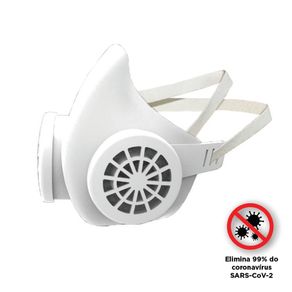 Máscara de Proteção Reutilizável com 4 Filtros PFF2