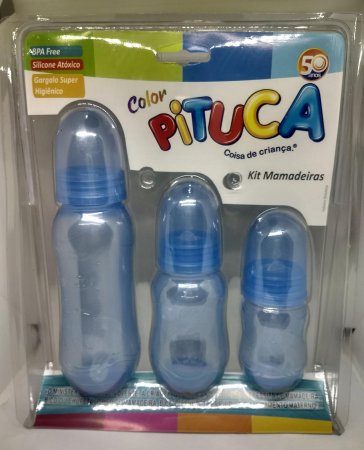 KIT DE MAMADEIRAS PITUCA COLOR AZUL