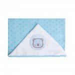 TOALHA DE BANHO BEBE COM FORRO PAPI LEÃOZINHO