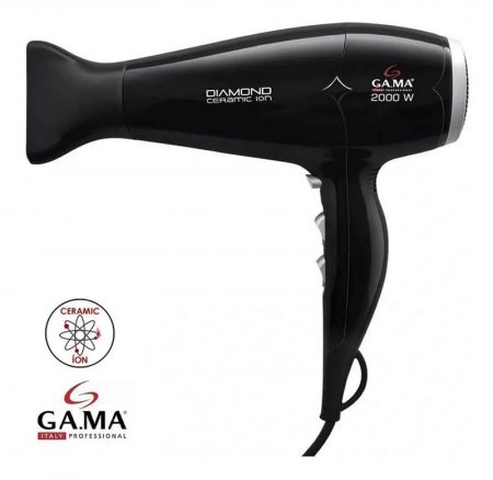 Secador De Cabelos Profissional Gama Italy 2000w Ceramic Íons com Ar Frio e Quente
