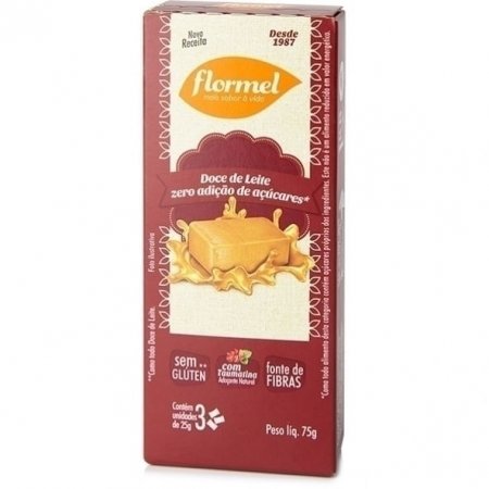 Doce de Leite Zero Flormel 3un 75g