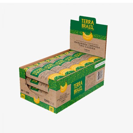 Bananada Cremosa Terra Brasil com Damasco Zero Açúcar com 23g