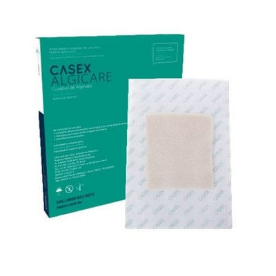 Curativo de Alginato de Cálcio e Sódio-Cx com 10 un - 15 x 25Cm