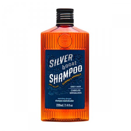 Shampoo QOD Barber Shop Silver Boost com 220ml