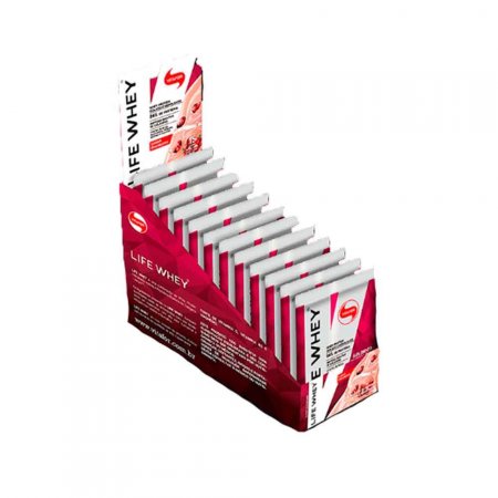 Whey Protein Life Whey Baunilha Natural Vitafor 15 Sachês De 25g